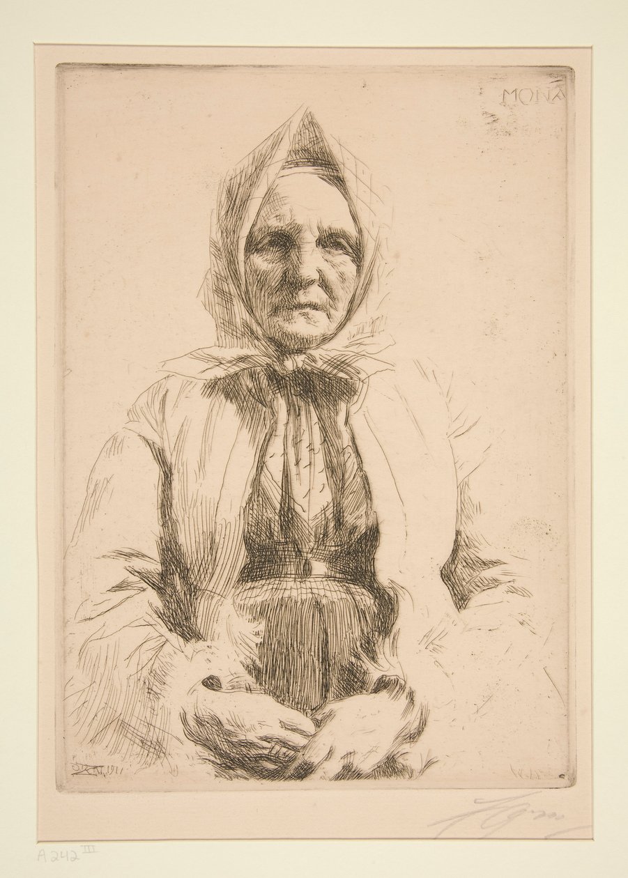 Mona alkotó: Anders Leonard Zorn