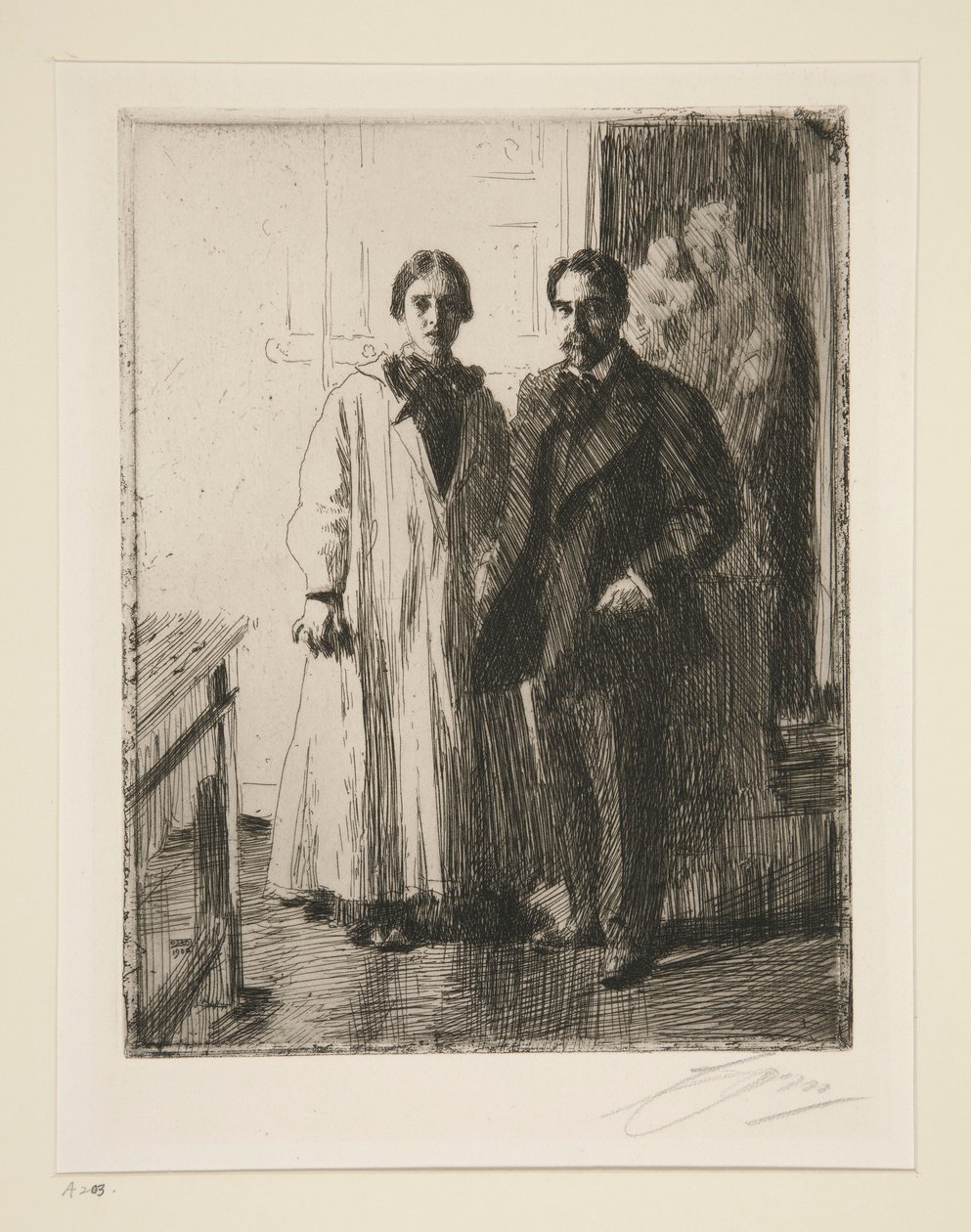 Mr. és Mrs. Atherton Curtis alkotó: Anders Leonard Zorn