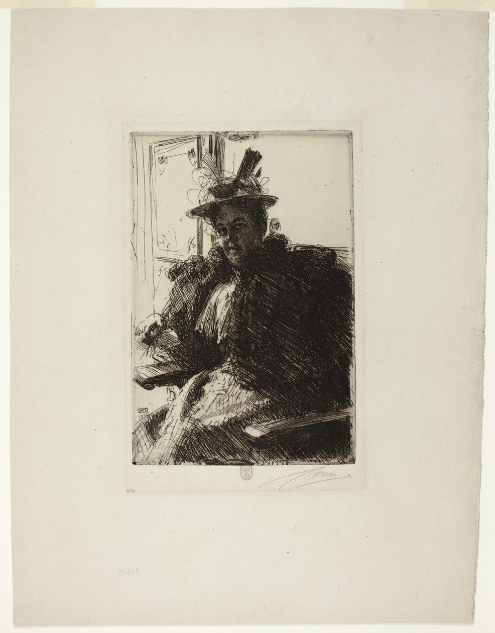 Mrs. Armor alkotó: Anders Leonard Zorn