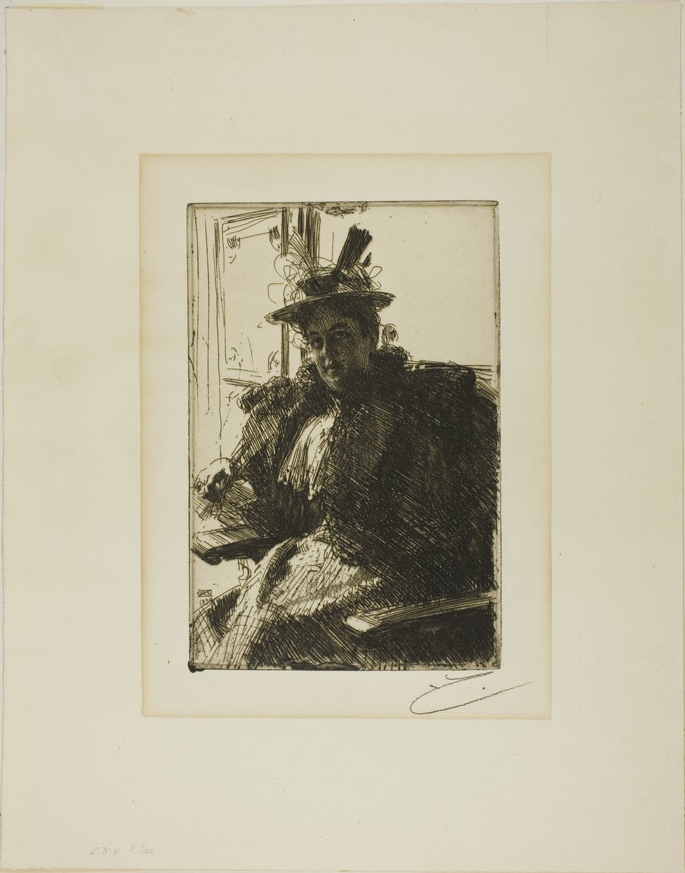 Mrs. Armor alkotó: Anders Leonard Zorn