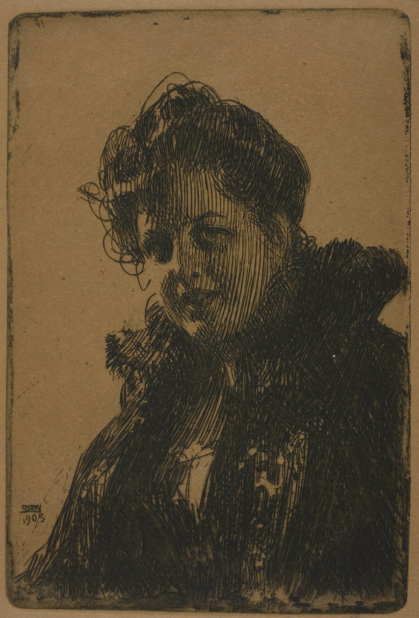 Asszony. Granberg alkotó: Anders Leonard Zorn