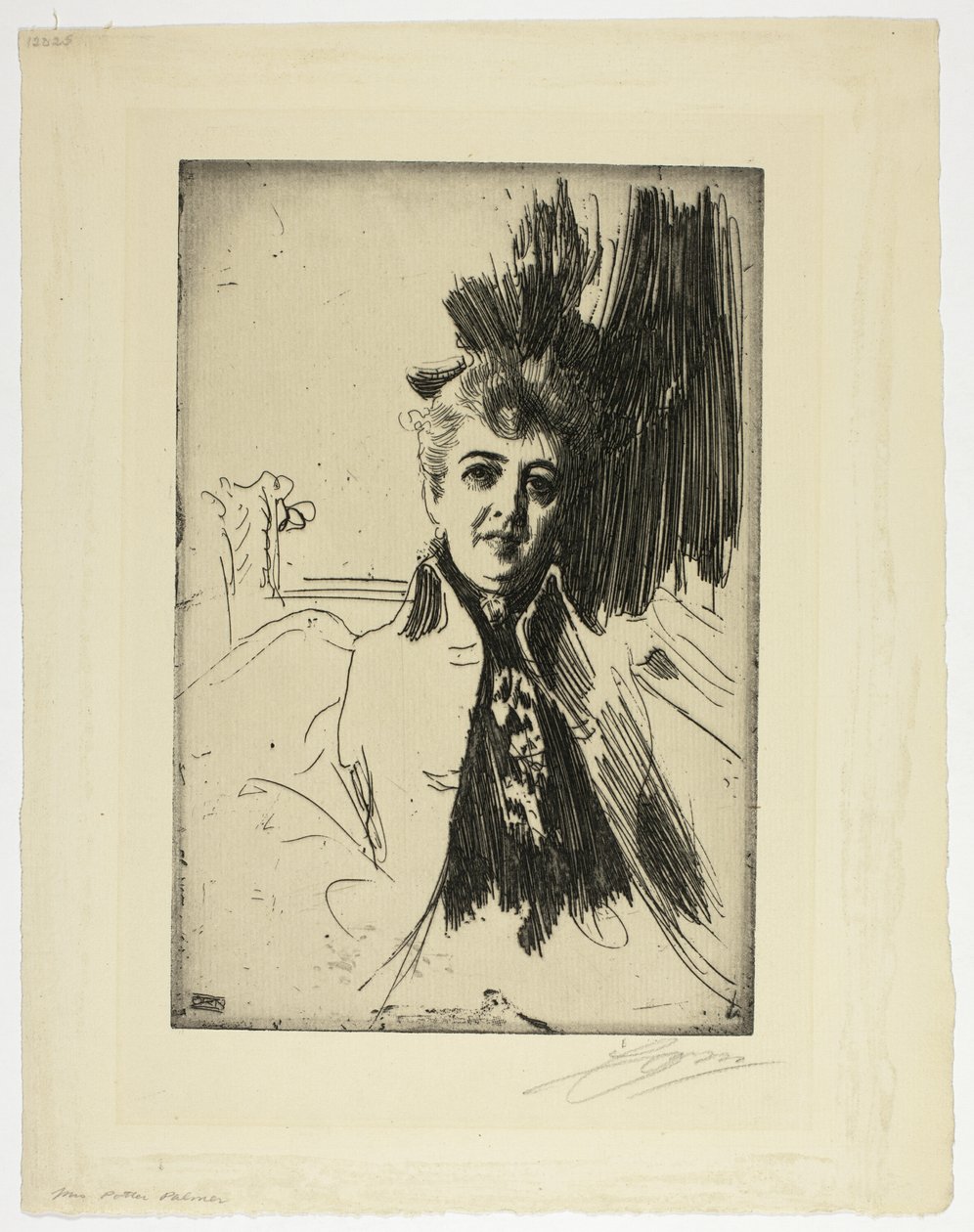 Mrs. Potter Palmer alkotó: Anders Leonard Zorn