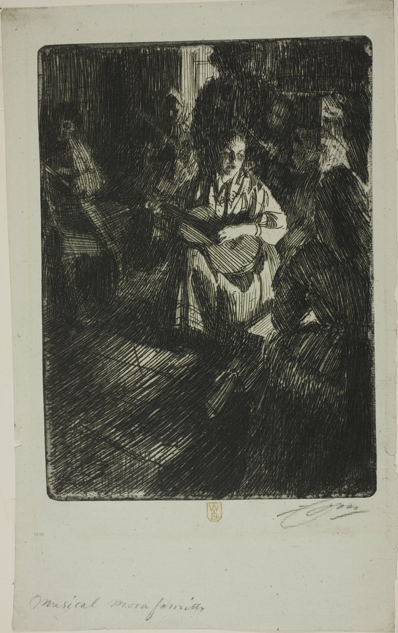 Családi zene alkotó: Anders Leonard Zorn