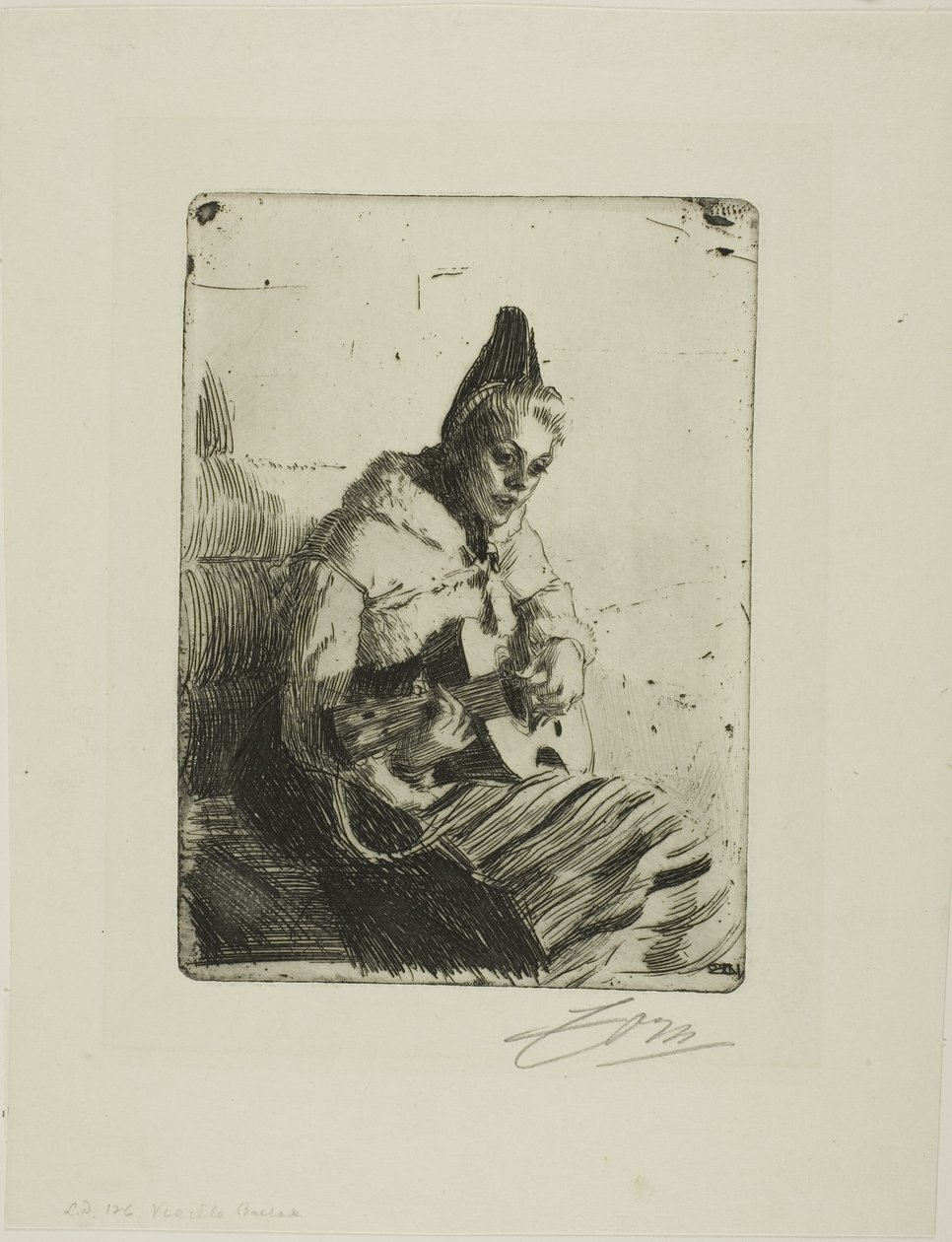 Régi ballada II alkotó: Anders Leonard Zorn