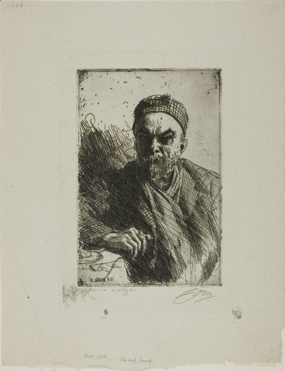 Paul Verlaine II alkotó: Anders Leonard Zorn