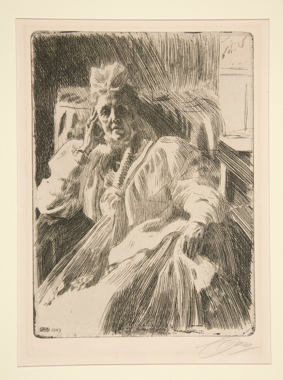 Zsófia királynő alkotó: Anders Leonard Zorn