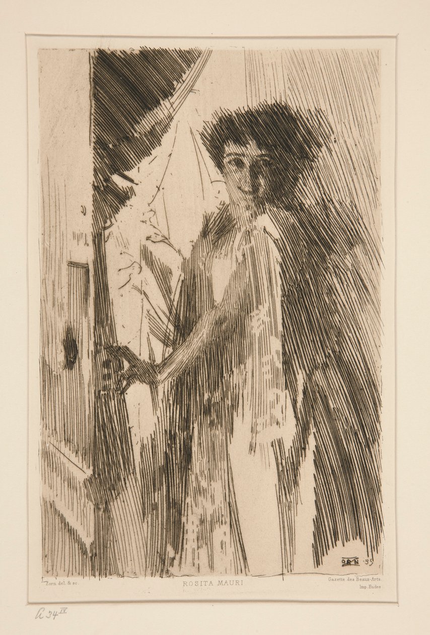 Rosita Mauri alkotó: Anders Leonard Zorn
