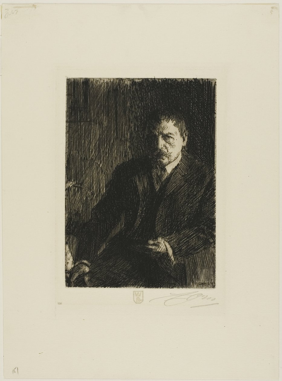 Önarckép 1904 I alkotó: Anders Leonard Zorn