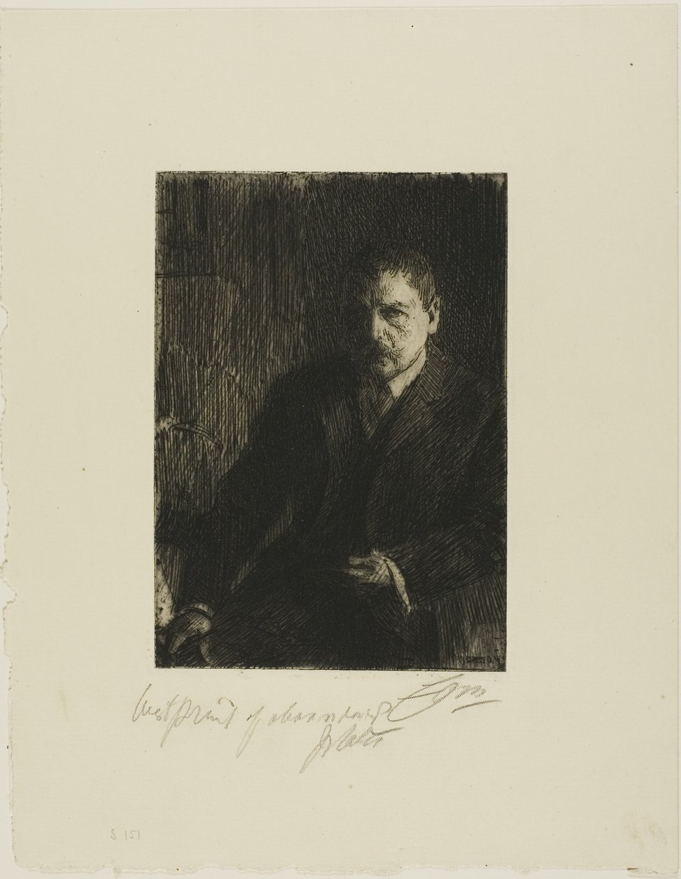 Önarckép 1904 I alkotó: Anders Leonard Zorn