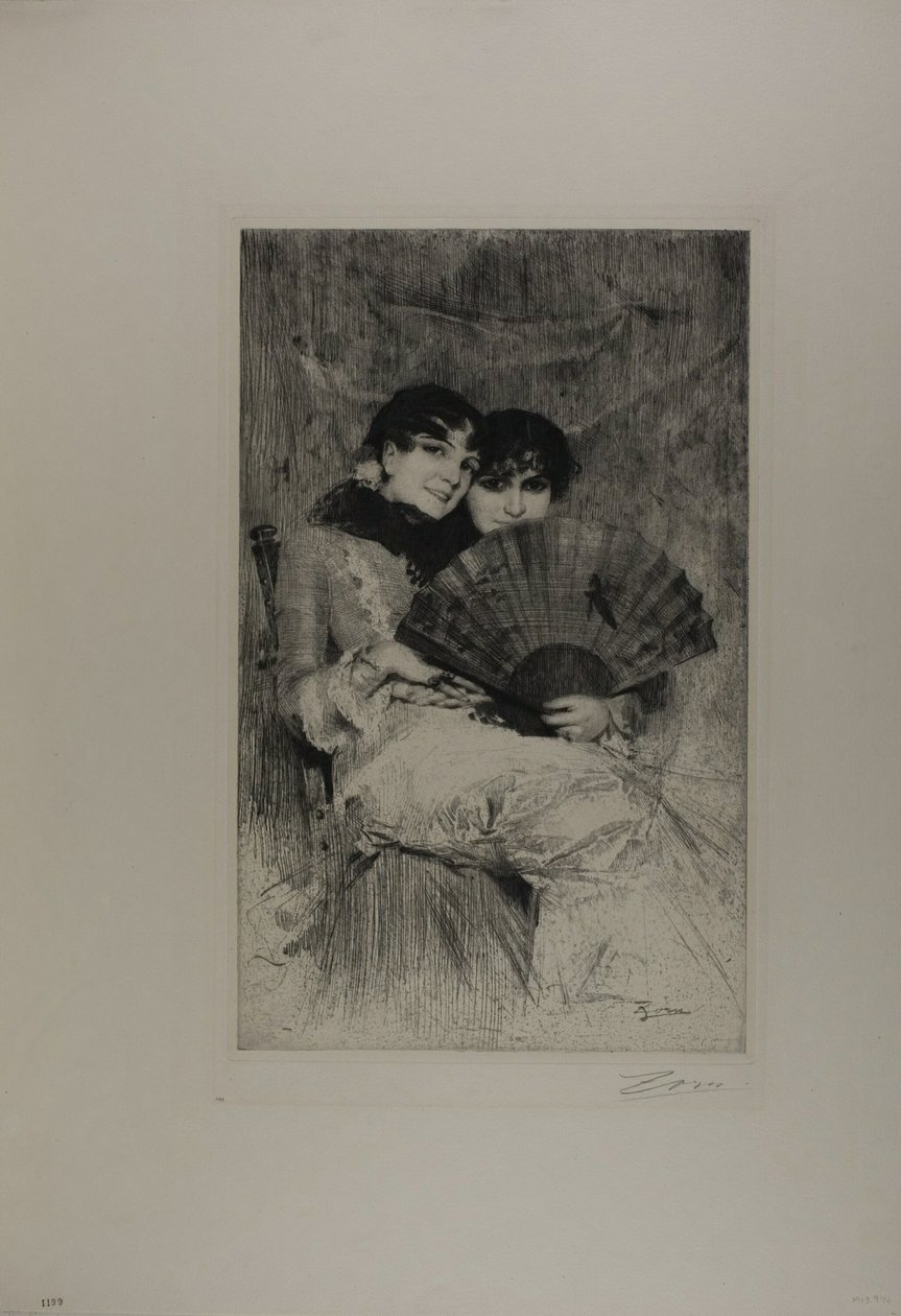Az unokatestvérek alkotó: Anders Leonard Zorn