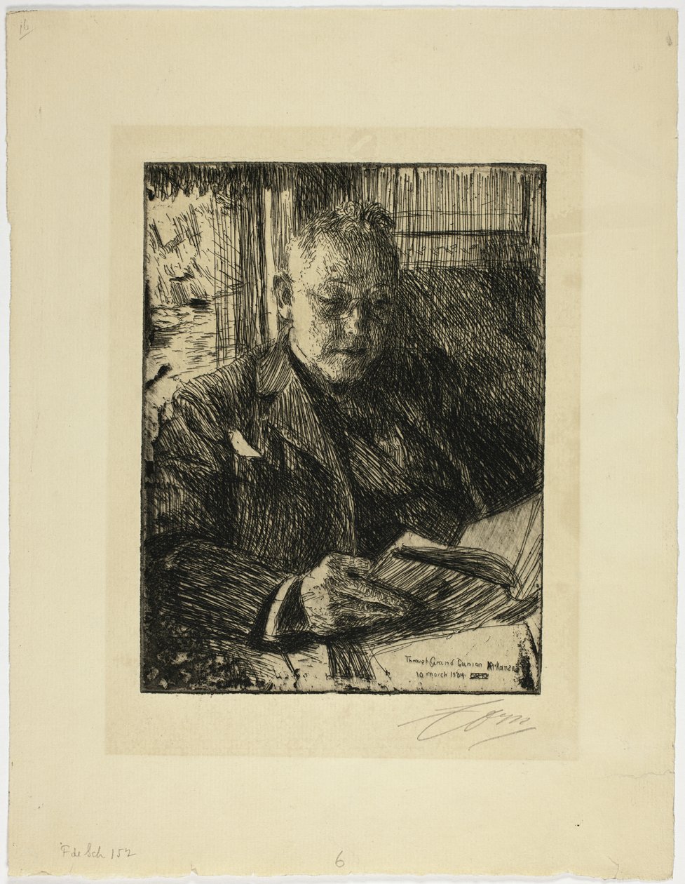 Utazótárs (Mr. Ch. Deering) alkotó: Anders Leonard Zorn