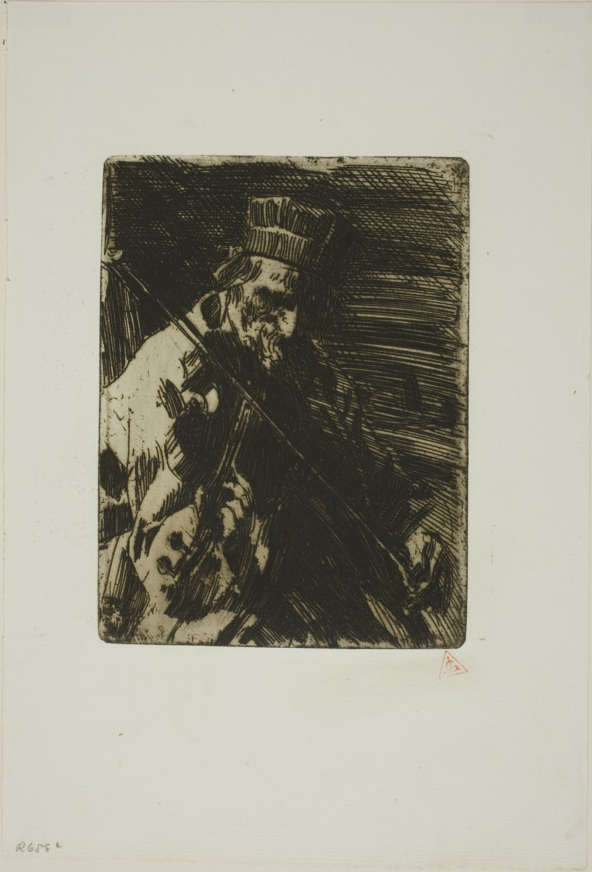 Falusi hegedűs alkotó: Anders Leonard Zorn
