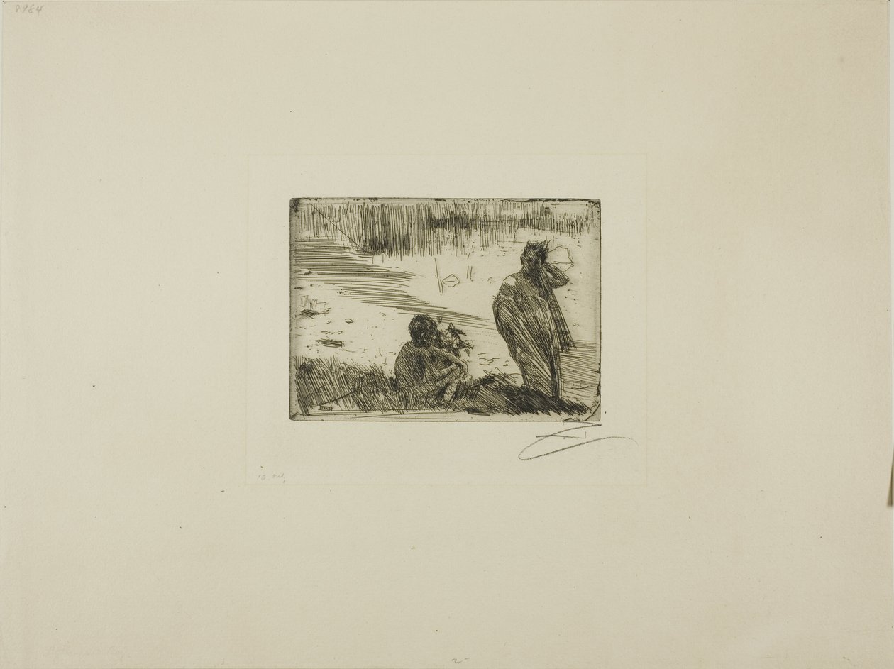 Fiatalok fürdőzése alkotó: Anders Leonard Zorn