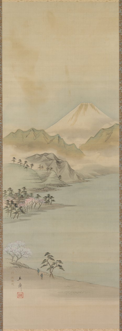 Suwa-tó, 19. század. alkotó: Ando Hiroshige