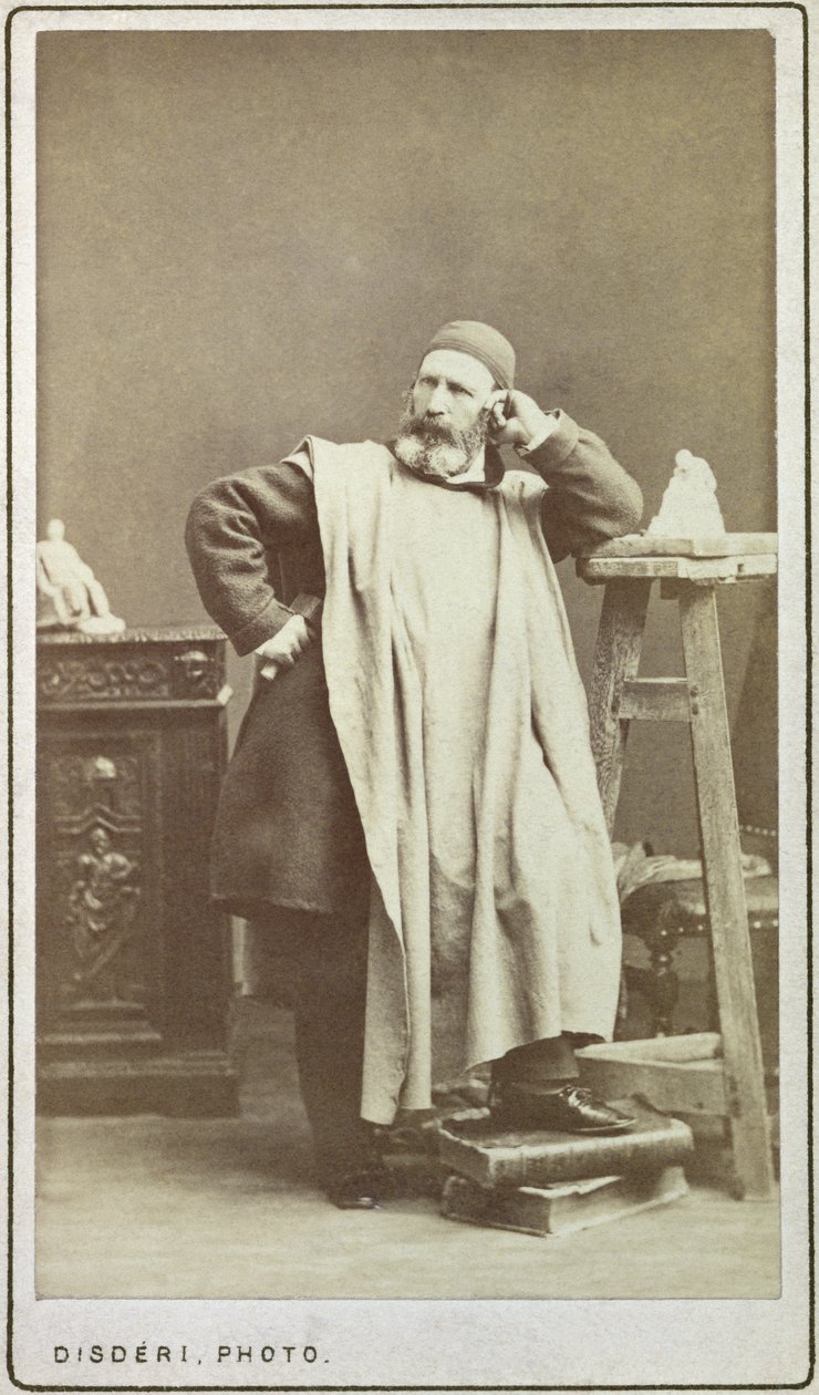 Jean-Baptiste Carpeaux (1827-75) alkotó: Andre Adolphe Eugene Disderi