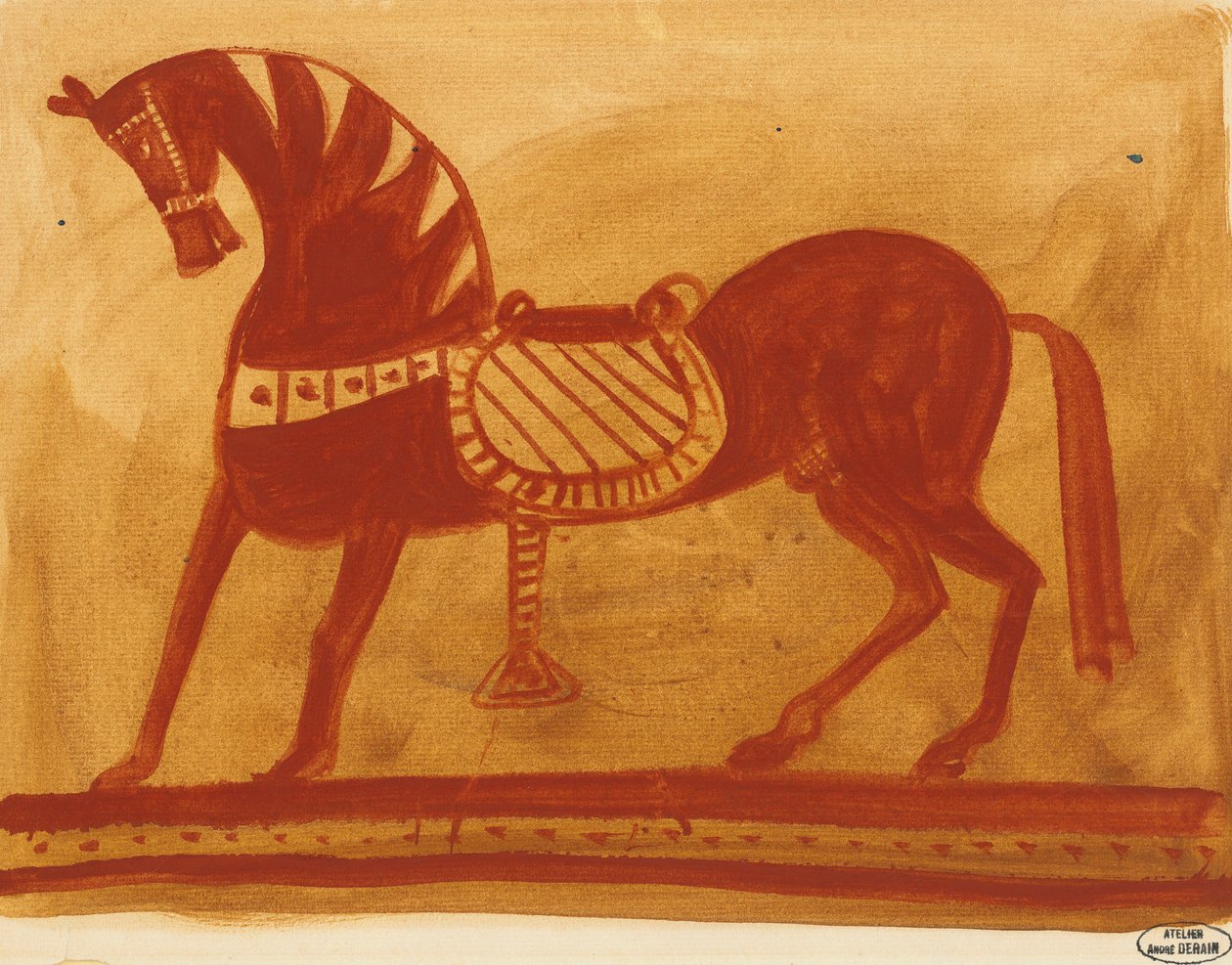 Etruszk ló alkotó: Andre Derain
