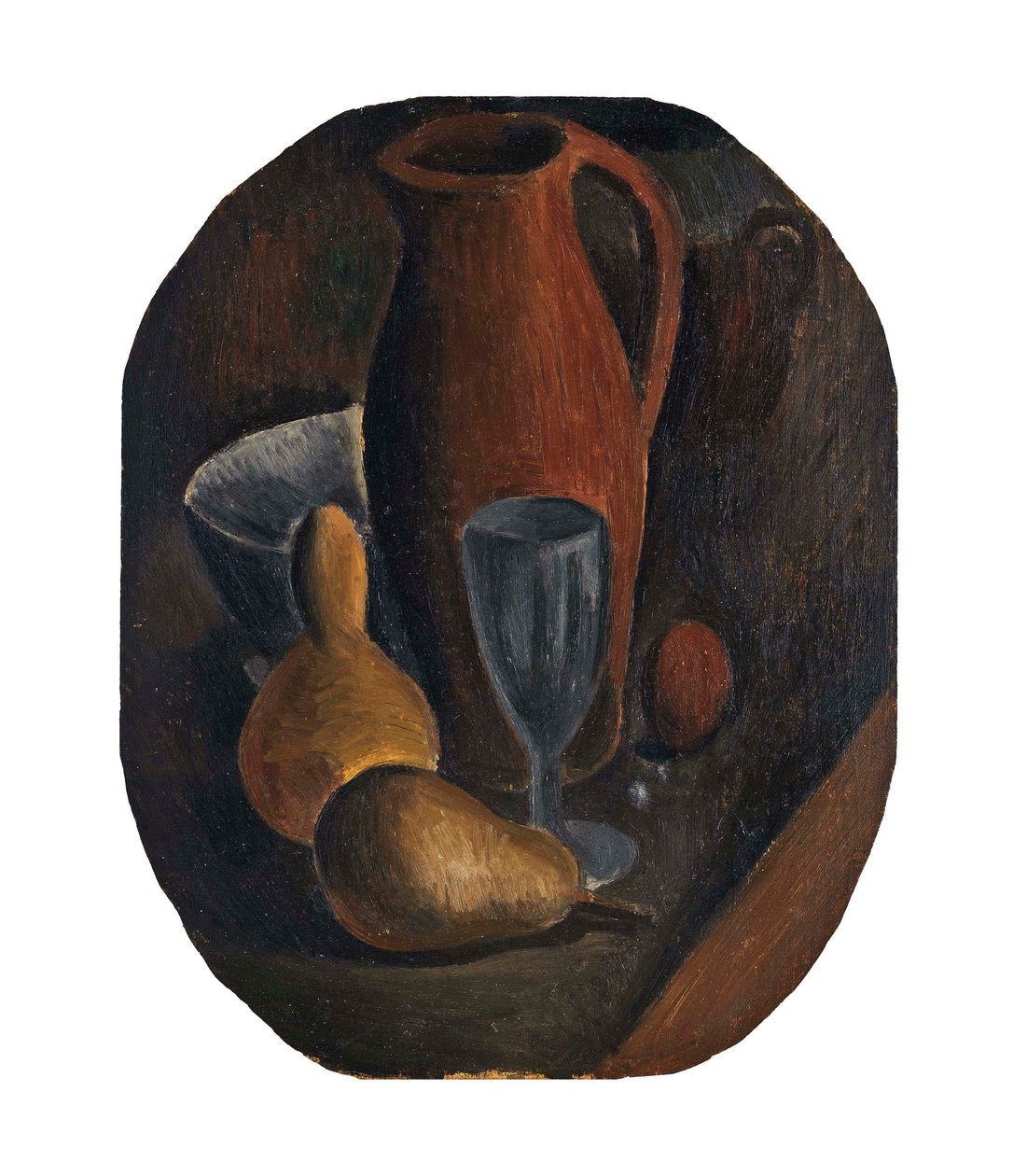 Csendélet üveggel alkotó: Andre Derain