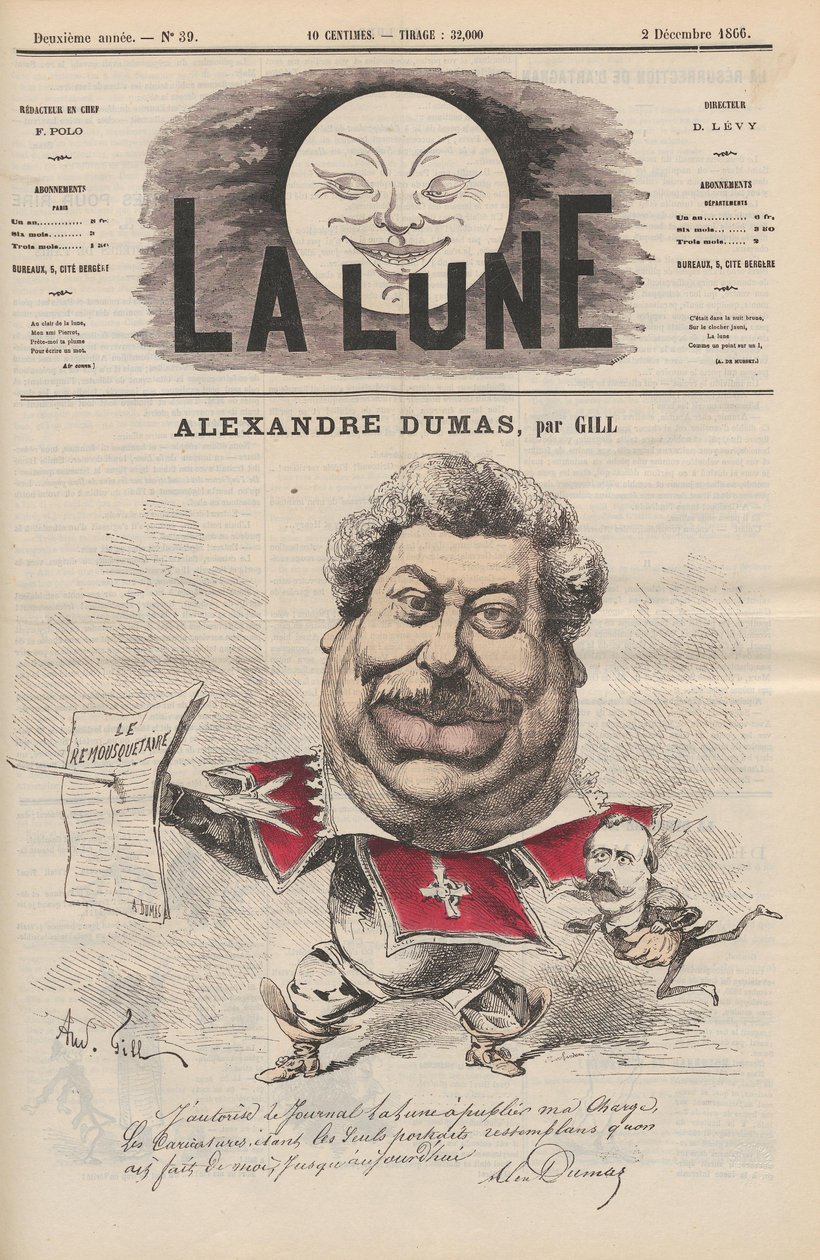 Gill - Dumas Père alkotó: Andre Gill