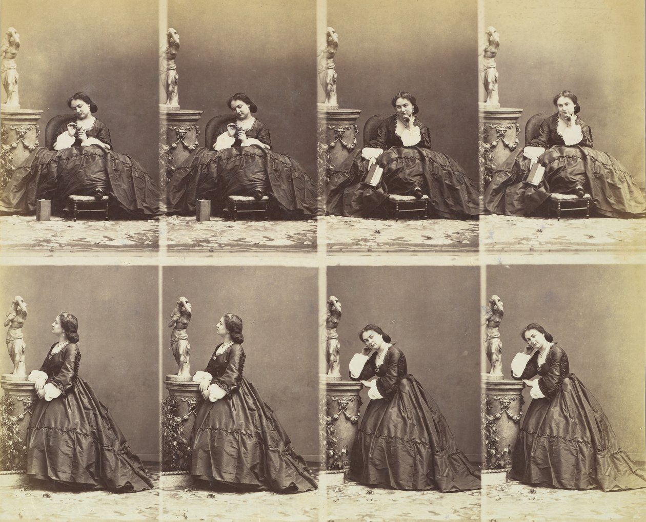 Bertha, 1862. alkotó: Andre Adolphe Eugene Disderi