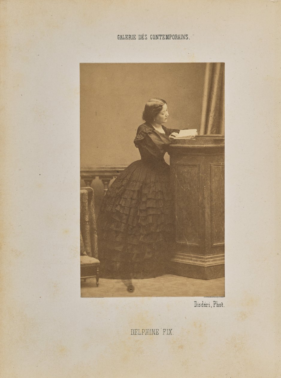 Delphine Fix alkotó: Andre Adolphe Eugene Disderi