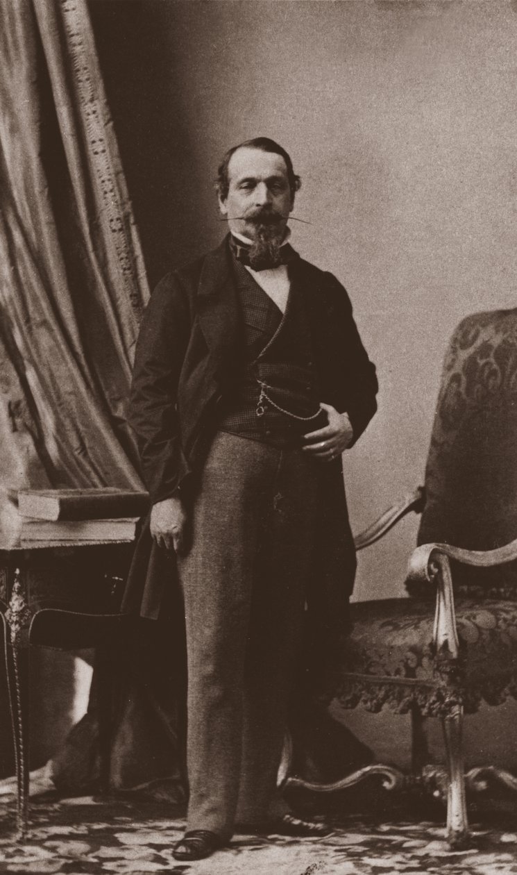 III. Napóleon császár, 1860 körül alkotó: Andre Adolphe Eugene Disderi