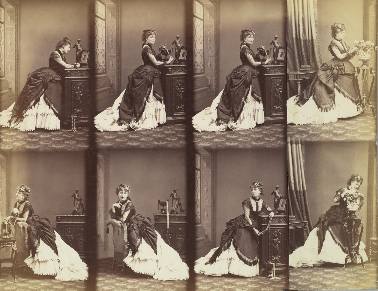 Rosalie Léon, 1866. alkotó: Andre Adolphe Eugene Disderi
