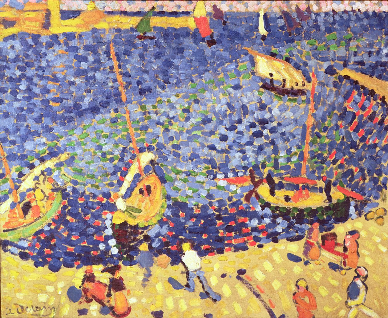 Csónakok Collioure-ban alkotó: Andre Derain