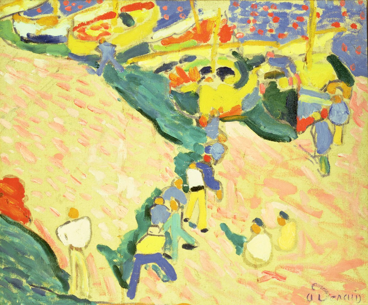 Halászok Collioure-ban alkotó: Andre Derain