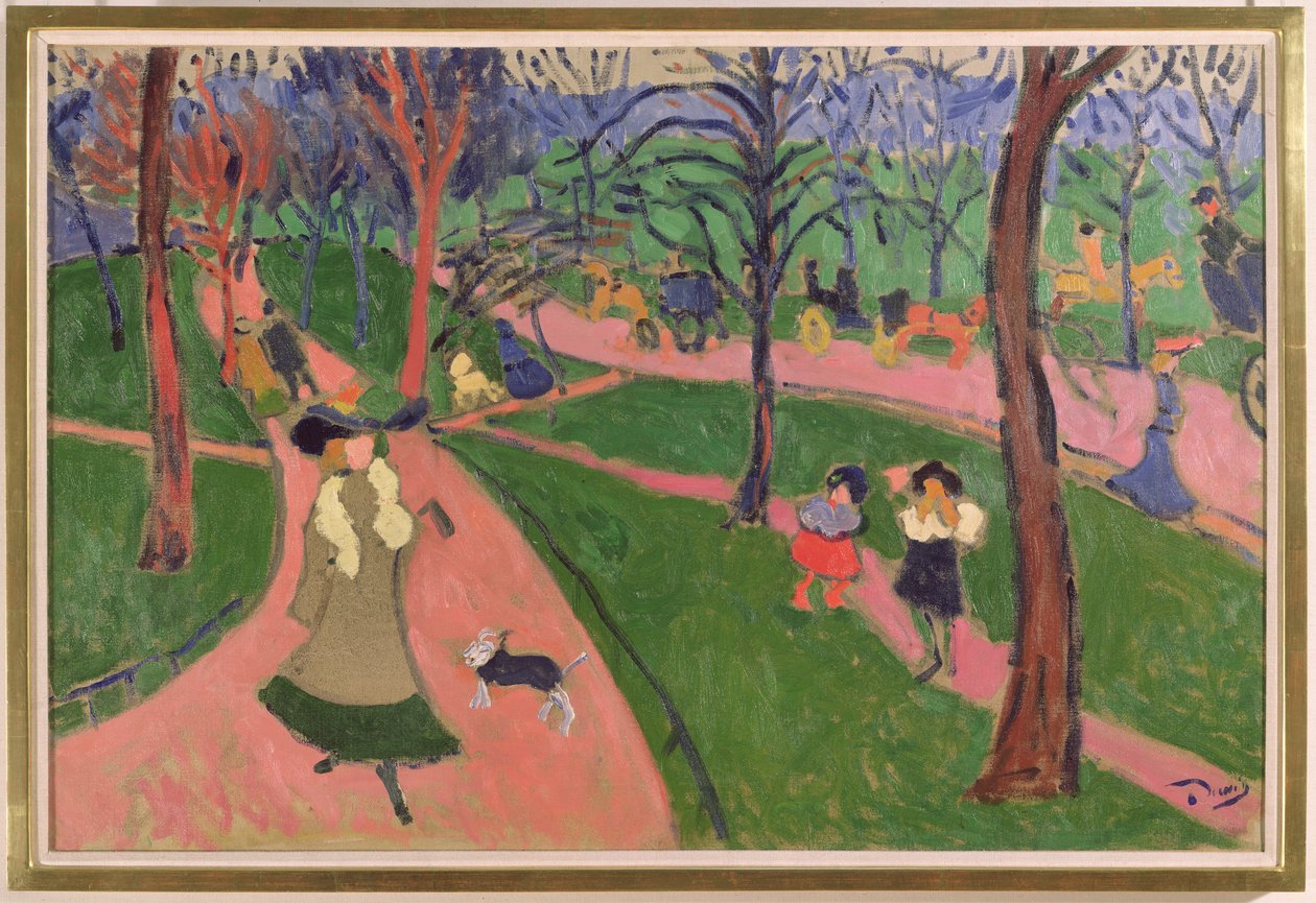 Hyde Park, 1906 körül (olaj, vászon) alkotó: Andre Derain