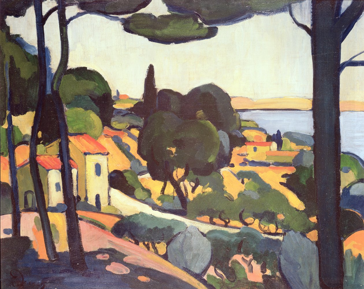 Cassis közelében alkotó: Andre Derain