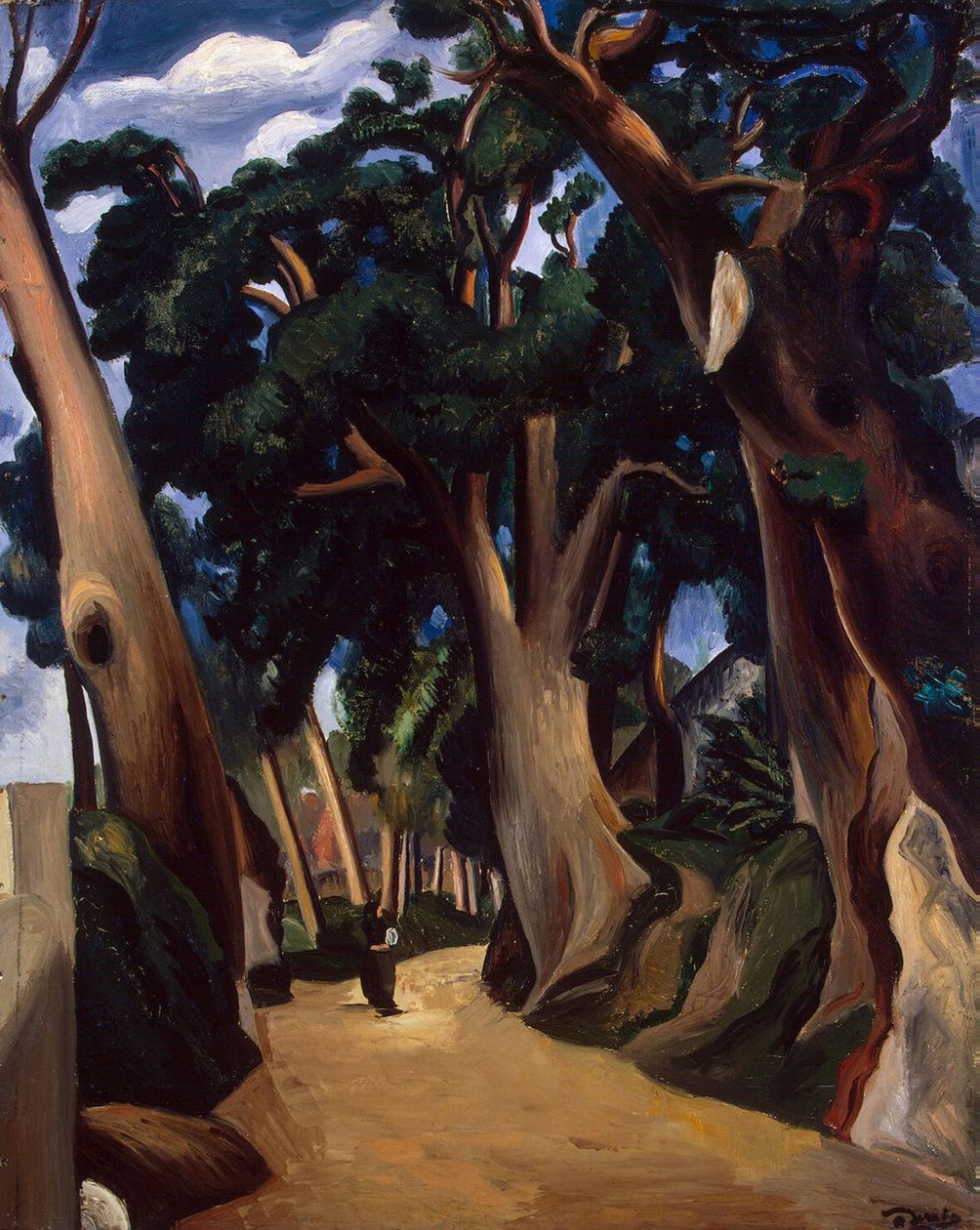 Út Castel Gandolfóba alkotó: Andre Derain