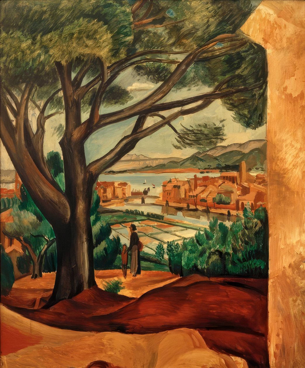 Martigues tengeri sós tavai alkotó: Andre Derain