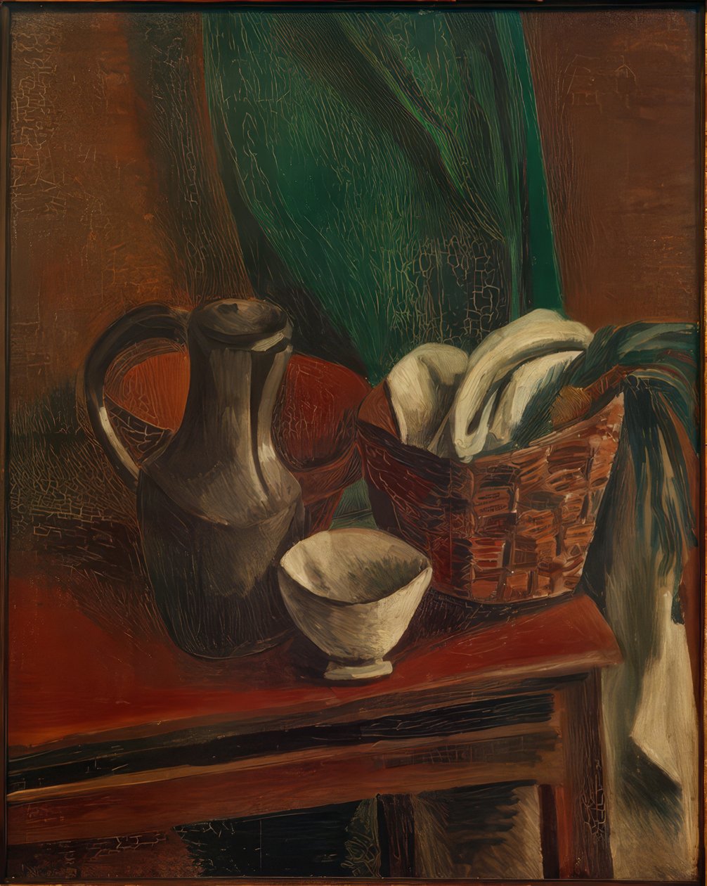Csendélet kancsóval alkotó: Andre Derain