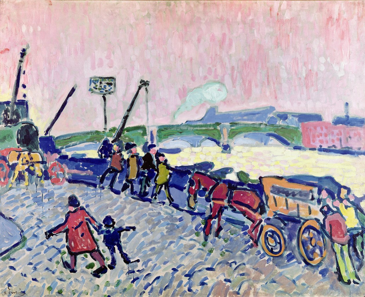 A Chatou-híd alkotó: Andre Derain