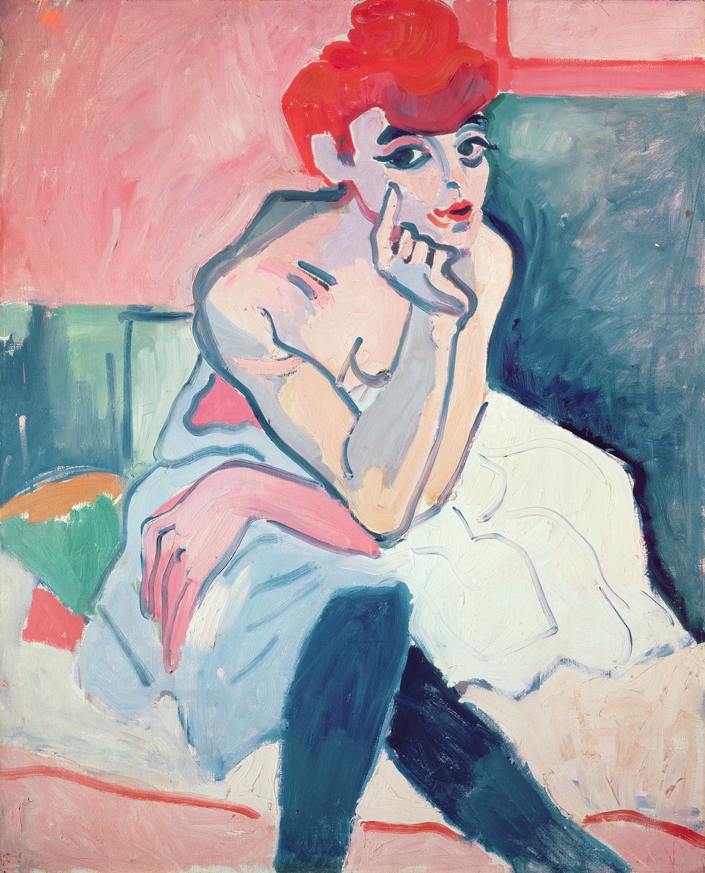 A táncosnő, 1910 körül (olaj, vászon) alkotó: Andre Derain