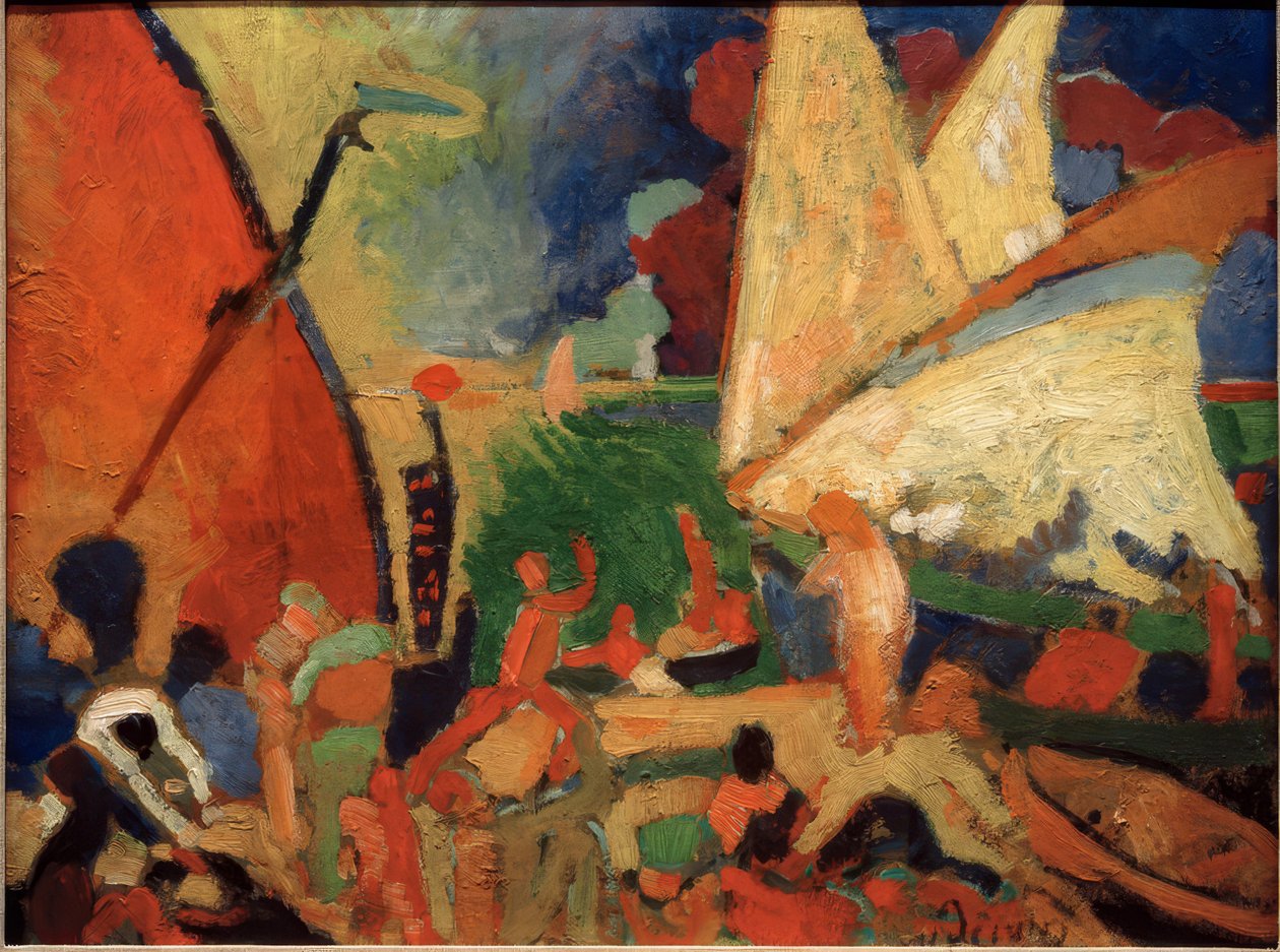 Vitorlás hajók Collioure-ban alkotó: Andre Derain