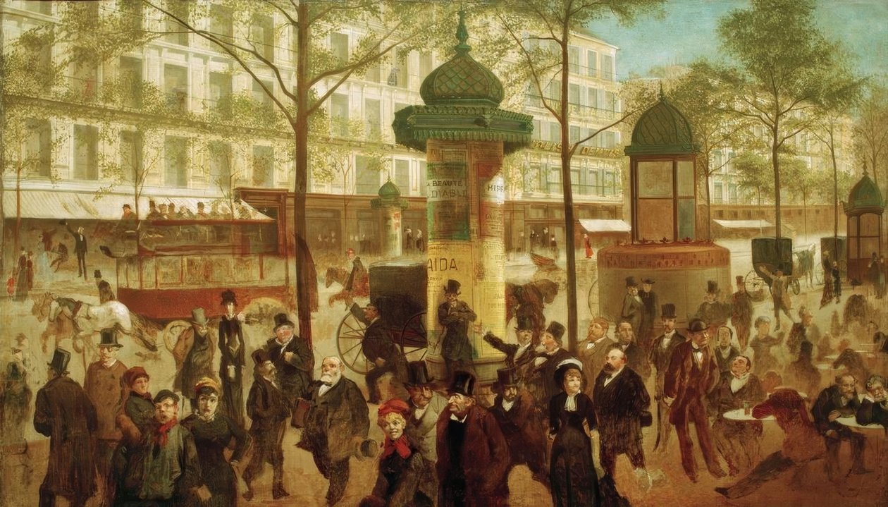 A.Gill, Le Boulevard Montmartre alkotó: Andre Gill