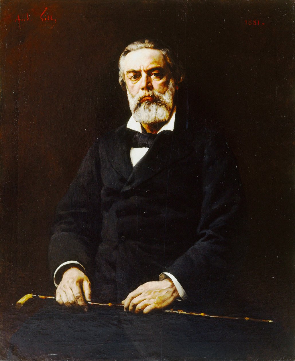 Jules Vallès portréja 1832-1885, 1881. alkotó: Andre Gill