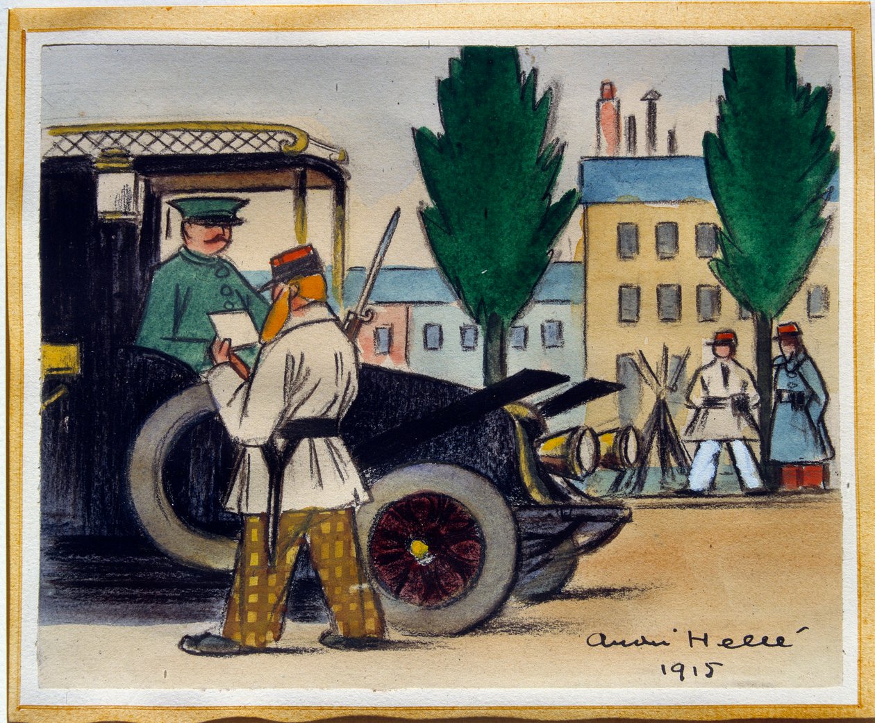 Párizsi taxik (szeptember 1. alkotó: Andre Helle