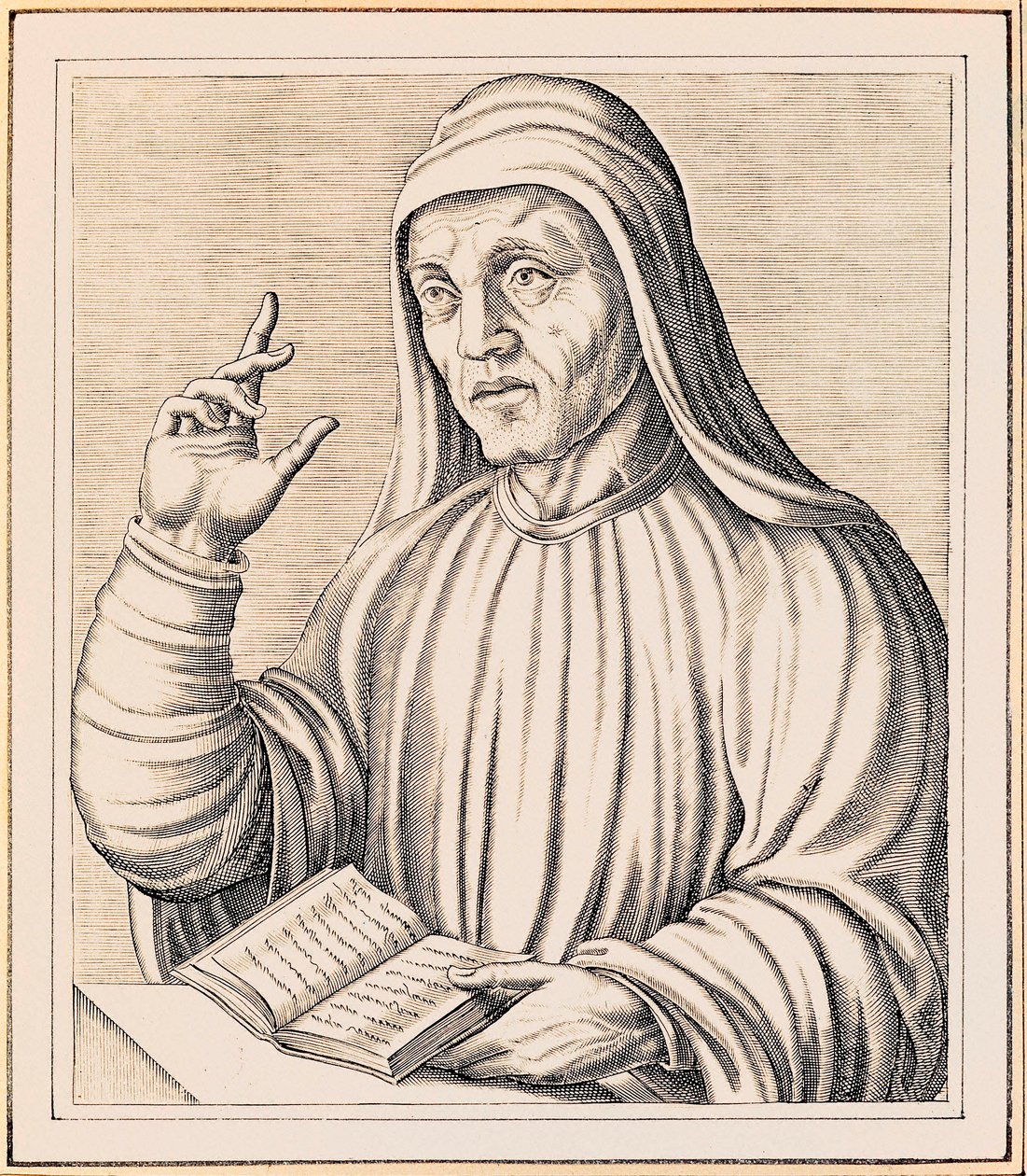 Alcuin portréja alkotó: Andre Thevet