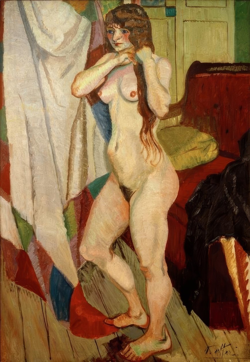 Suzanne Valadon csinálja a haját alkotó: Andre Utter