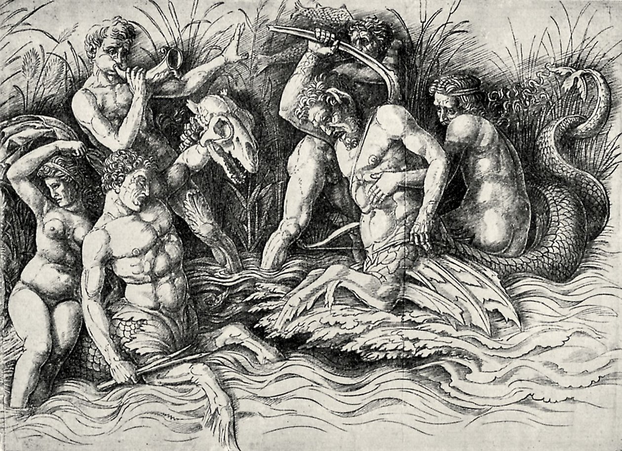 A tengeri istenek harca alkotó: Andrea Mantegna