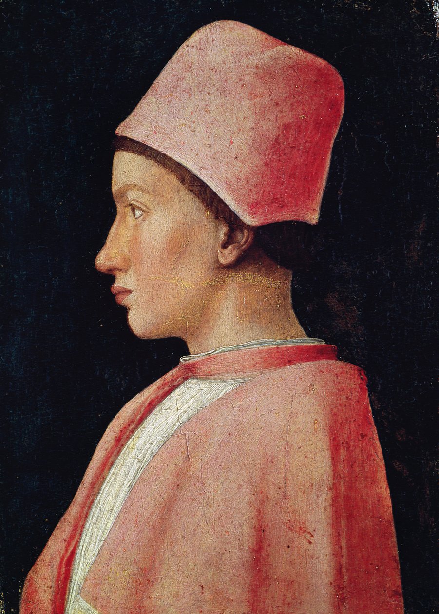 Francesco Gonzaga II. portréja fiúként, 1461 alkotó: Andrea Mantegna