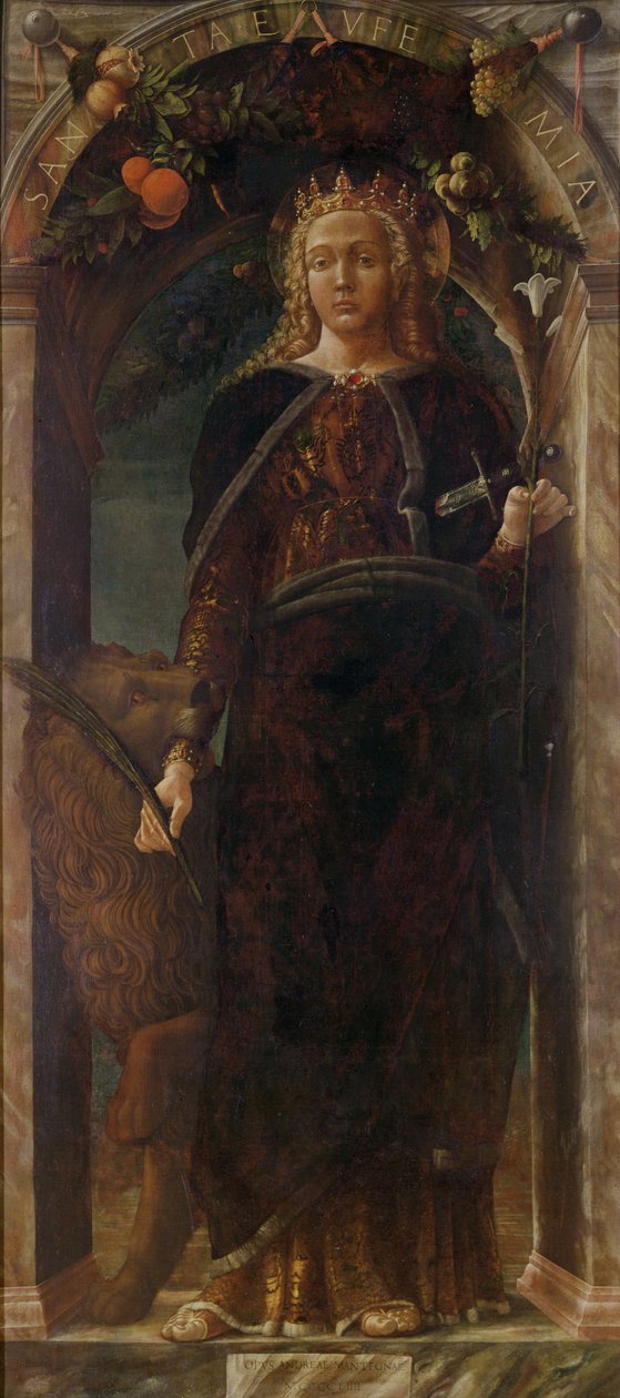 Szent Eufémia, 1454 alkotó: Andrea Mantegna