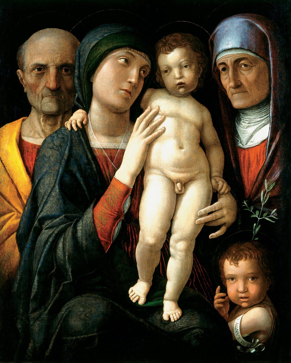 A Szent Család alkotó: Andrea Mantegna