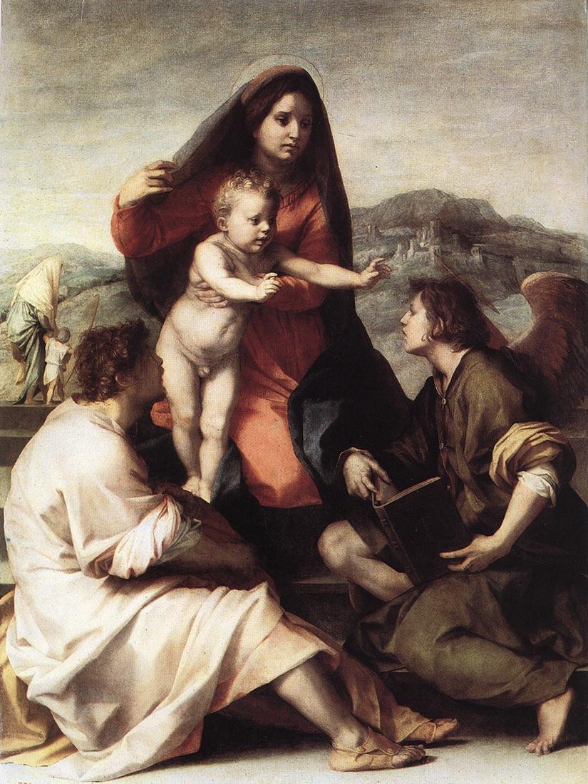 Madonna della Scala alkotó: Andrea del Sarto