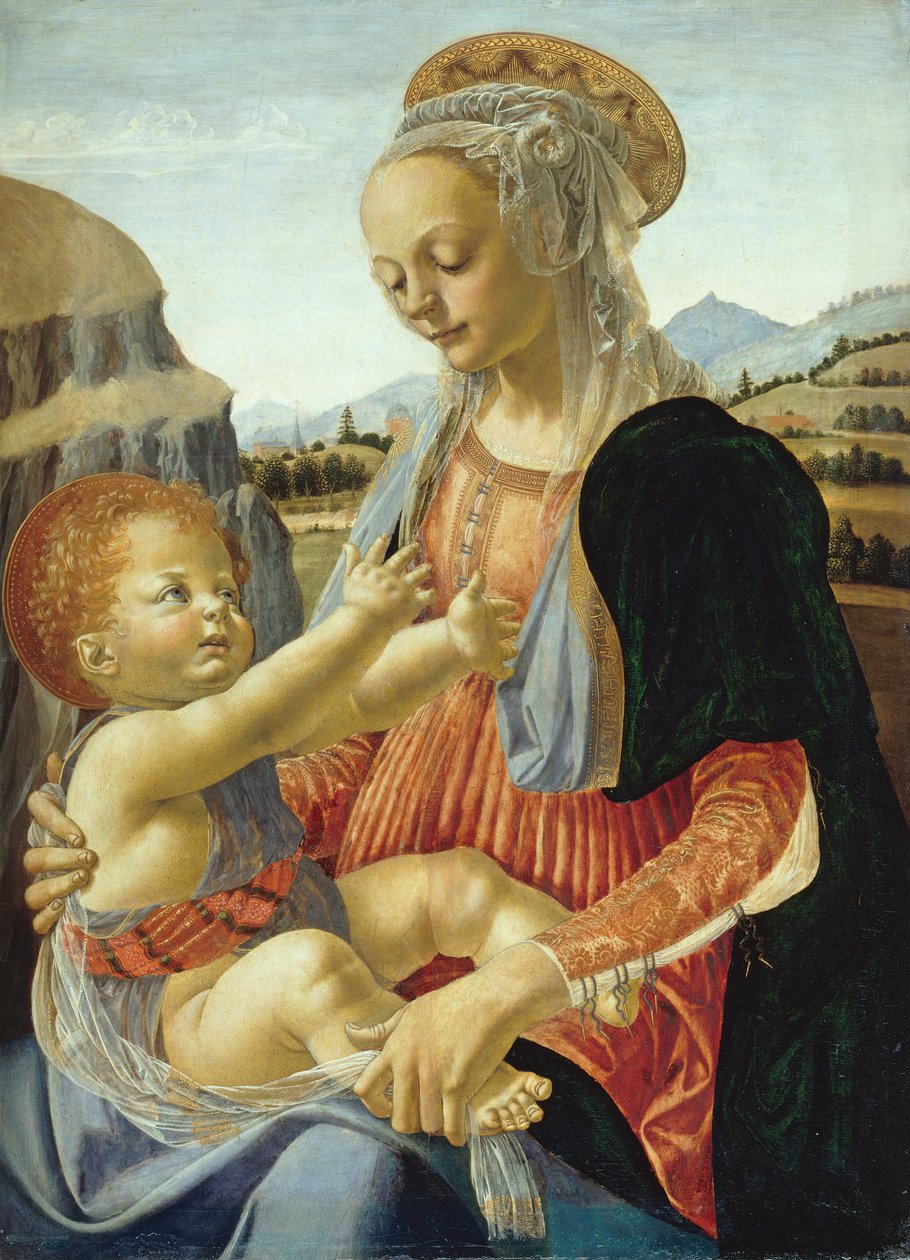 Mária a gyermekkel alkotó: Andrea del Verrocchio
