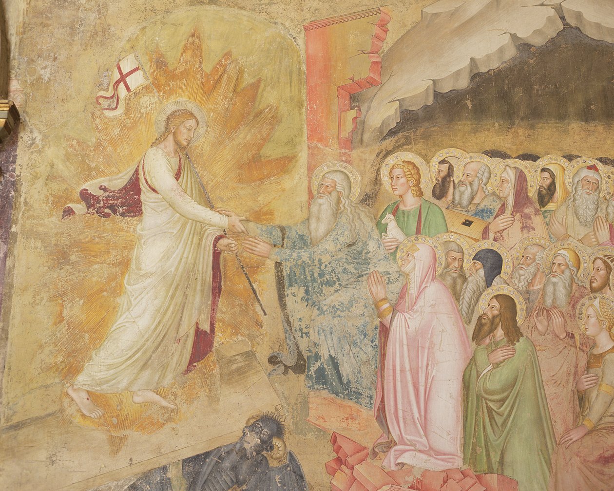 Leszállás a keresztről, a spanyolok Capellone, 1365-67 alkotó: Andrea di Bonaiuto