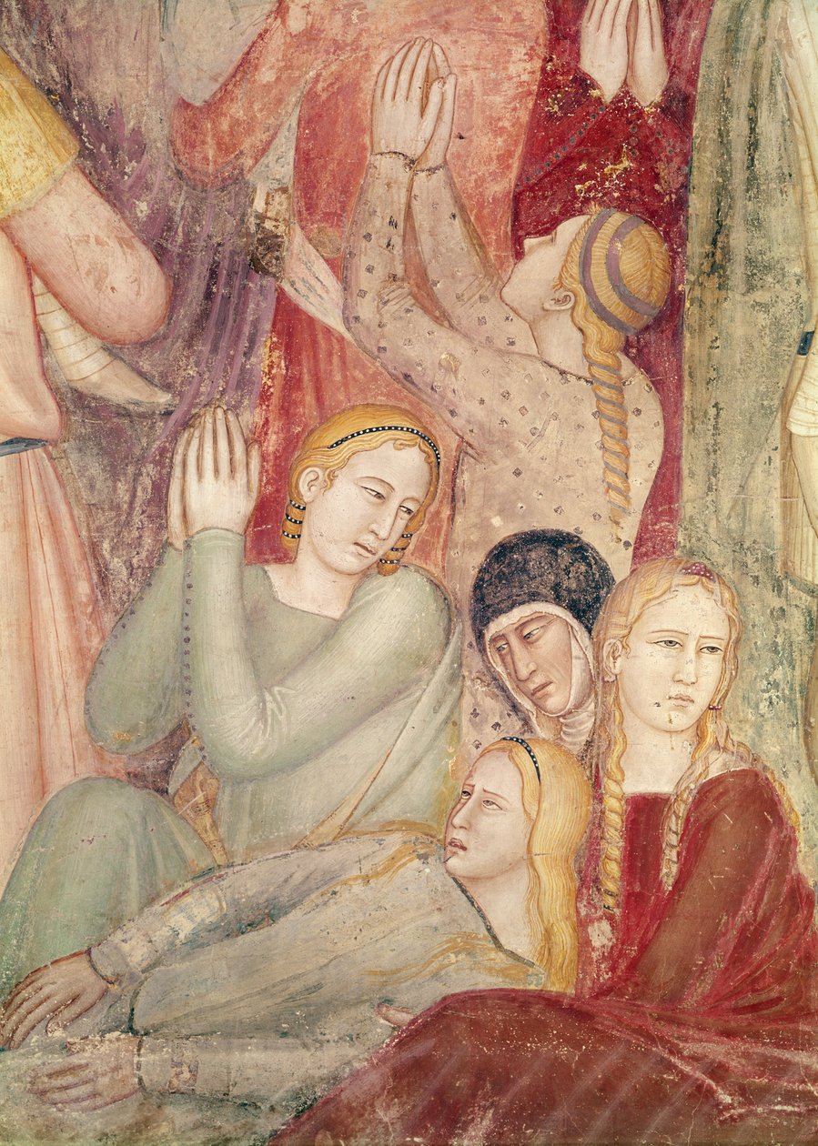 Mártír Szent Péter prédikációja, 1366-68 körül (439289 részlet) alkotó: Andrea di Bonaiuto
