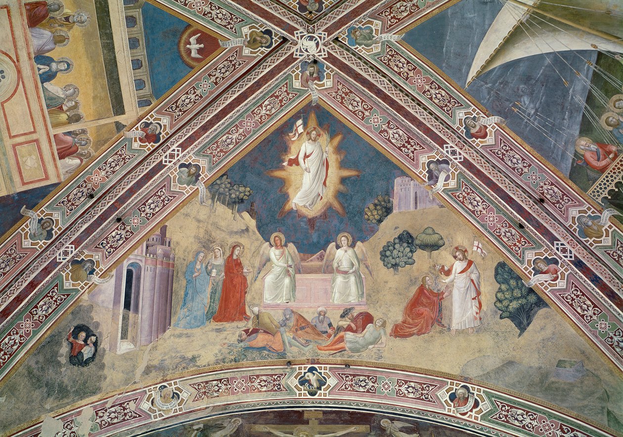 A feltámadás, 1366-68 körül alkotó: Andrea di Bonaiuto